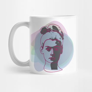 Profile of a woman Mug